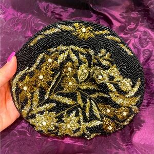 Vintage beaded clutch